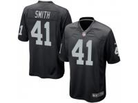 Game Men's Keith Smith Oakland Raiders Nike Team Color Jersey - Black