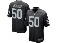 Game Men's Nicholas Morrow Oakland Raiders Nike Team Color Jersey - Black