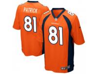 Game Men's Tim Patrick Denver Broncos Nike Team Color Jersey - Orange