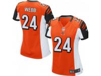 Game Women's B.W. Webb Cincinnati Bengals Nike Jersey - Orange