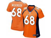 Game Women's Elijah Wilkinson Denver Broncos Nike Team Color Jersey - Orange