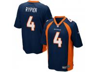 Game Youth Brett Rypien Denver Broncos Nike Alternate Jersey - Navy Blue