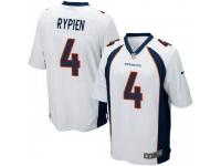 Game Youth Brett Rypien Denver Broncos Nike Jersey - White