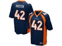 Game Youth Casey Kreiter Denver Broncos Nike Alternate Jersey - Navy Blue