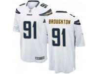 Game Youth Cortez Broughton Los Angeles Chargers Nike Jersey - White