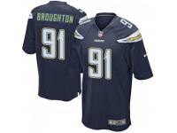 Game Youth Cortez Broughton Los Angeles Chargers Nike Team Color Jersey - Navy