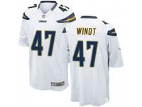 Game Youth Mike Windt Los Angeles Chargers Nike Jersey - White