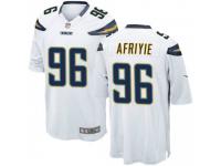 Game Youth Patrick Afriyie Los Angeles Chargers Nike Jersey - White