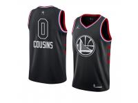 Golden State Warriors #0 Black DeMarcus Cousins 2019 All-Star Game Swingman Jersey Men's