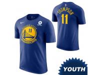 Golden State Warriors Nike Dri-FIT Youth Klay Thompson #11 Game Time Name & Number T-Shirts - Royal