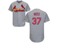 Gray Brandon Moss Men #37 Majestic MLB St. Louis Cardinals Flexbase Collection Jersey