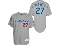 Grey Addison Russell Men #27 Majestic MLB Chicago Cubs 1990 Turn Back The Clock Jersey