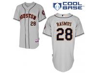 Grey Colby Rasmus Men #28 Majestic MLB Houston Astros Cool Base Road Jersey