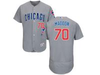 Grey Joe Maddon Men #70 Majestic MLB Chicago Cubs Flexbase Collection Jersey