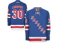 Henrik Lundqvist New York Rangers Reebok Home Premier Jersey C Royal Blue