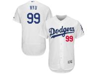 Hyun-Jin Ryu L.A. Dodgers Majestic Flexbase Authentic Collection Player Jersey - White