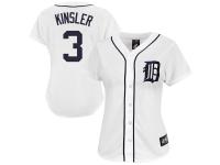 Ian Kinsler Detroit Tigers Majestic Women's Player Replica Jersey - White