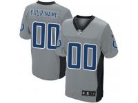 Indianapolis Colts Customized Men's Jersey - Grey Shadow Nike NFL Limited