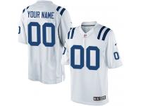 Indianapolis Colts Customized Men's Road Jersey - White Nike NFL Limited