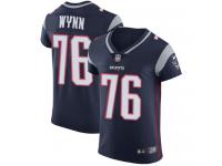 Isaiah Wynn Men's Elite Navy Blue Jersey Nike NFL New England Patriots Vapor Untouchable Home #76