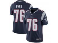 Isaiah Wynn Men's Limited Navy Blue Jersey Nike NFL New England Patriots Vapor Untouchable Home #76