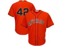 Jackie Robinson Houston Astros Majestic Cool Base Jersey - Orange