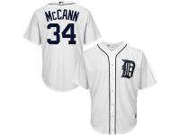 James McCann Detroit Tigers Majestic Official Cool Base Player Jersey - White