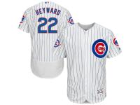 Jason Heyward Chicago Cubs Majestic Flexbase Authentic Collection Jersey with 100 Years at Wrigley Field Commemorative Patch - White Royal