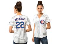 Jason Heyward Chicago Cubs Majestic Women's Cool Base Player Jersey - White
