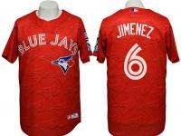Jays #6 AJ Jimenez 3D Watermark Edition Red Jersey