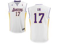 Jeremy Lin Los Angeles Lakers adidas Replica Alternate Jersey - White