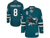 Joe Pavelski San Jose Sharks Reebok Youth Home Premier Jersey - Teal