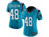 Jonathan Celestin Women's Carolina Panthers Nike Alternate Vapor Untouchable Jersey - Limited Blue