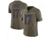 Jordan Lasley Baltimore Ravens Men's Limited Salute to Service Nike Jersey - Green
