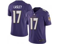 Jordan Lasley Baltimore Ravens Men's Limited Team Color Vapor Untouchable Nike Jersey - Purple