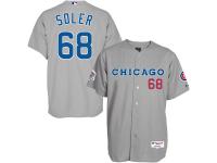 Jorge Soler Chicago Cubs Majestic Authentic Turn Back the Clock Player Jersey - Gray