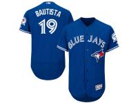 Jose Bautista Toronto Blue Jays Majestic 40th Anniversary Flexbase Authentic Collection Jersey - Royal