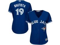 Jose Bautista Toronto Blue Jays Majestic Women's Cool Base Player Jersey - Royal