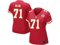 Kansas City Chiefs Jeff Allen Women's Home Jersey - Red Nike NFL #71 Game