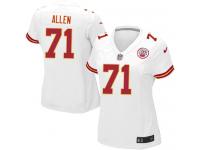 Kansas City Chiefs Jeff Allen Women's Road Jersey - White Nike NFL #71 Game