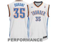 Kevin Durant Oklahoma City Thunder adidas Replica Home Jersey - White
