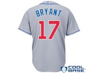 Kris Bryant Chicago Cubs Majestic Official Cool Base Player Jersey - Gray