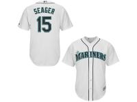 Kyle Seager Seattle Mariners Majestic Youth Official Cool Base Player Jersey - White