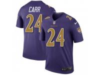 Legend Vapor Untouchable Men's Brandon Carr Baltimore Ravens Nike Color Rush Jersey - Purple