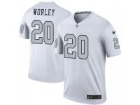 Legend Vapor Untouchable Men's Daryl Worley Oakland Raiders Nike Color Rush Jersey - White