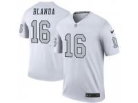Legend Vapor Untouchable Men's George Blanda Oakland Raiders Nike Color Rush Jersey - White