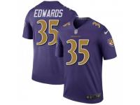 Legend Vapor Untouchable Men's Gus Edwards Baltimore Ravens Nike Color Rush Jersey - Purple