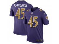 Legend Vapor Untouchable Men's Jaylon Ferguson Baltimore Ravens Nike Color Rush Jersey - Purple