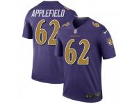 Legend Vapor Untouchable Men's Marcus Applefield Baltimore Ravens Nike Color Rush Jersey - Purple