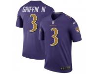 Legend Vapor Untouchable Men's Robert Griffin III Baltimore Ravens Nike Color Rush Jersey - Purple